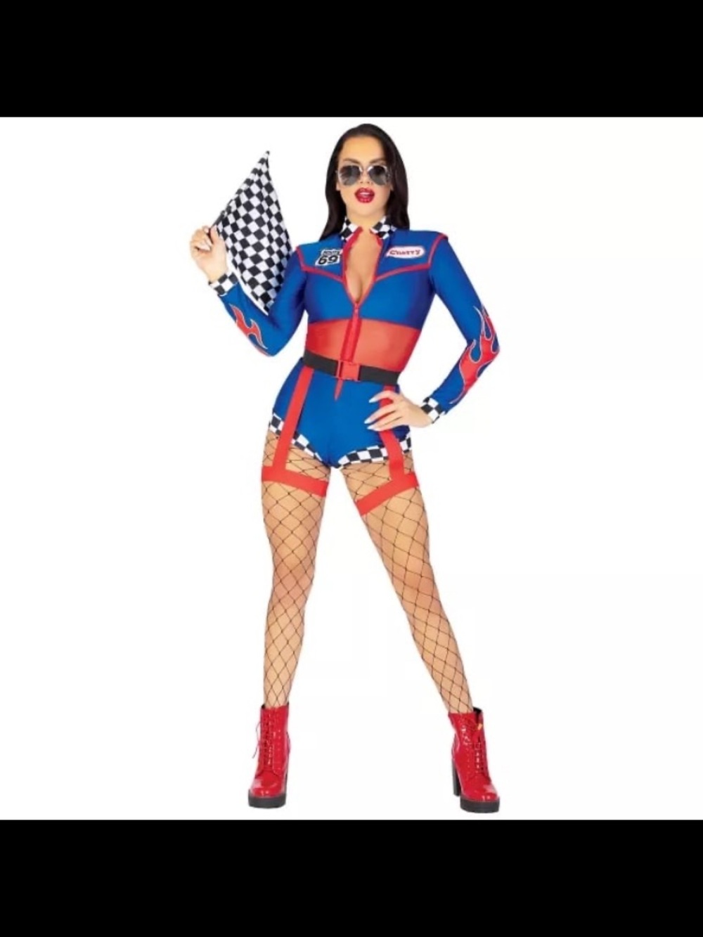 Adult Cherry Bomb Racer Costume Halloween costume